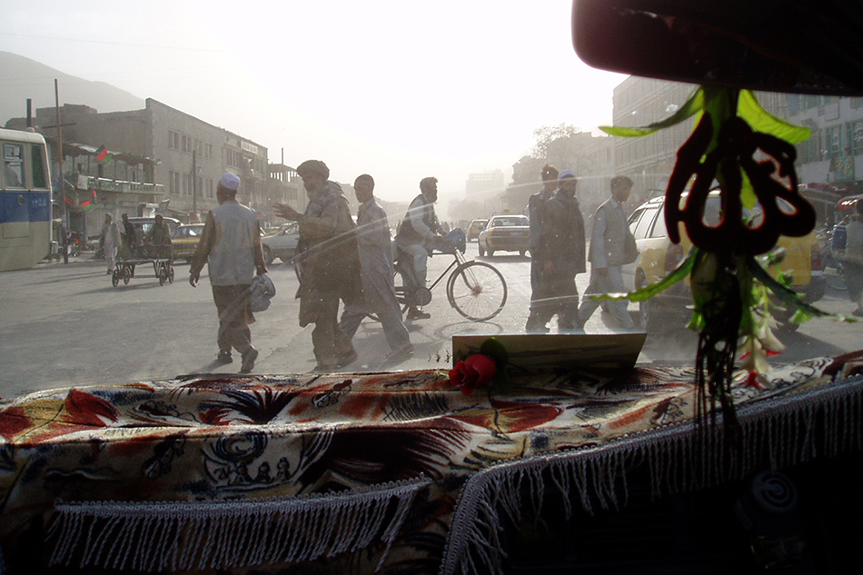 Belebte Straße in Kabul © Privat