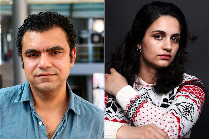 internationales literaturfestival berlin mit Ahmed Awny und Mazda Mehrgan