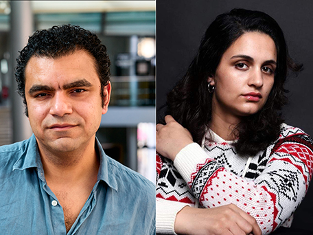 Farbige Porträtfotografien